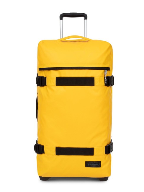 EASTPAK TRANSIT'R M Chariot de taille moyenne jaune de bâche - Valises Semi-rigides