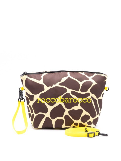 ROCCOBAROCCO BEACH Pochette beauté à imprimé animal girafes - Trousses