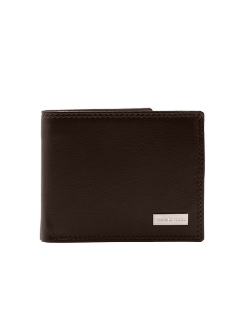 ROCCOBAROCCO ALEX Portefeuille en cuir avec porte-monnaie brun - Portefeuilles Homme