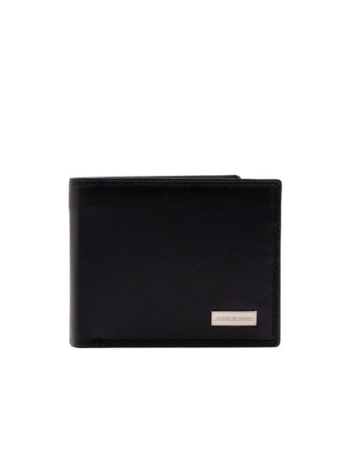 ROCCOBAROCCO ALEX Portefeuille en cuir avec porte-monnaie noir - Portefeuilles Homme