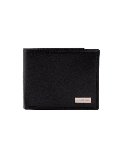 ROCCOBAROCCO ALEX Portefeuille en cuir avec porte-monnaie noir - Portefeuilles Homme