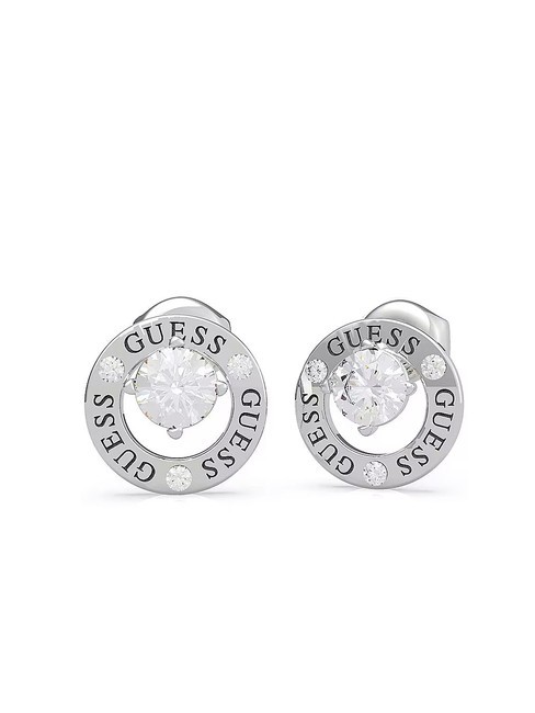 GUESS ALL AROUND YOU Boucles d'oreilles avec cristaux ARGENT - Boucles d'oreilles