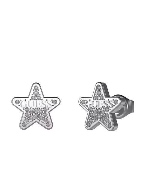 GUESS STUDS PARTY Boucles d'oreilles étoiles avec cristaux ARGENT - Boucles d'oreilles