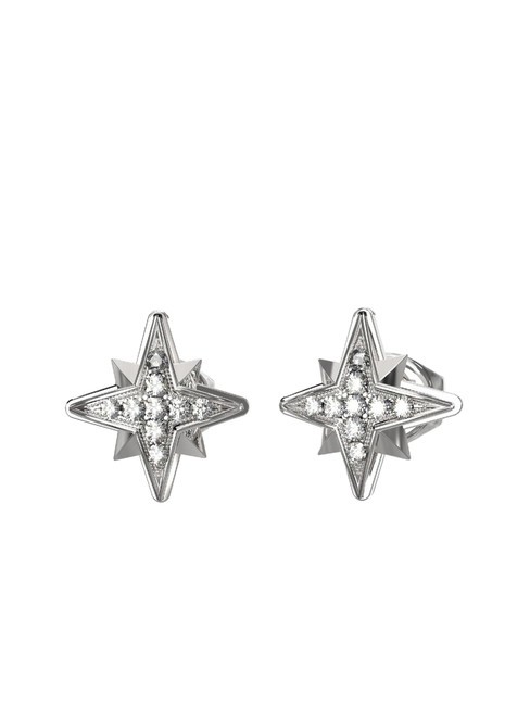 GUESS IN THE SKY Boucles d'oreilles étoiles avec zircons ARGENT - Boucles d'oreilles