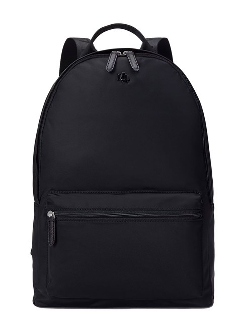 RALPH LAUREN STEVIE Sac à dos moyen en nylon noir/noir - Sacs pour Femme