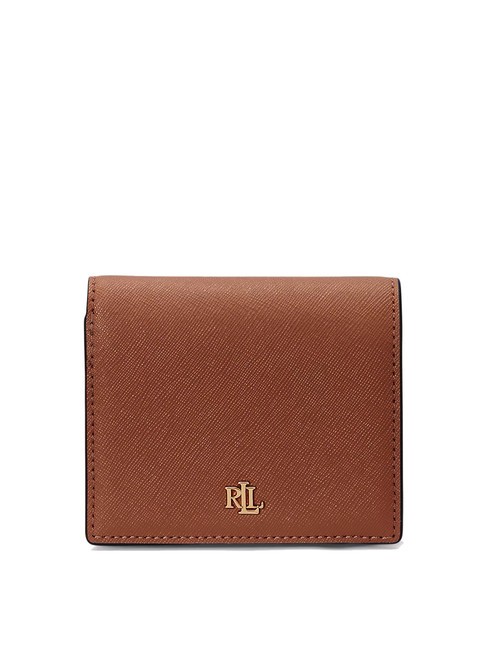 RALPH LAUREN COMPACT Petit portefeuille en cuir Lauren Tan2 - Portefeuilles Femme