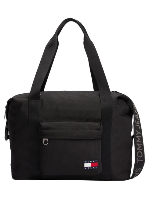 TOMMY HILFIGER TOMMY JEANS ESSENTIAL DAILY  Sac week-end avec bandoulière le noir - Sacs de voyage