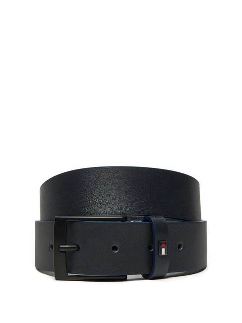 TOMMY HILFIGER ADAN Ceinture en cuir bleu de l'espace - Ceintures