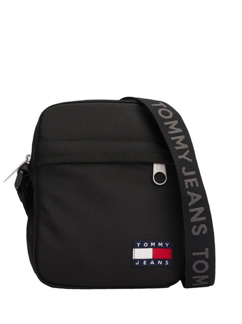 TOMMY HILFIGER TOMMY JEANS ESSENTIAL DAILY  Sac en polyester recyclé le noir - Sacs en Bandoulières pour Homme