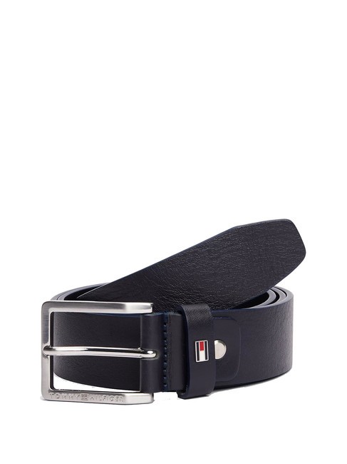 TOMMY HILFIGER OLIVER  Ceinture en cuir raccourcissable bleu de l'espace - Ceintures