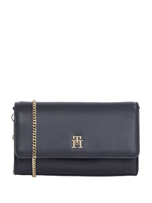 TOMMY HILFIGER TH ETERNITY Chain Mini sac à bandoulière bleu de l'espace - Sacs pour Femme