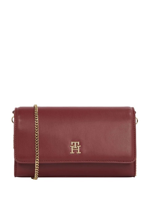 TOMMY HILFIGER TH ETERNITY Chain Mini sac à bandoulière truffe à la framboise - Sacs pour Femme