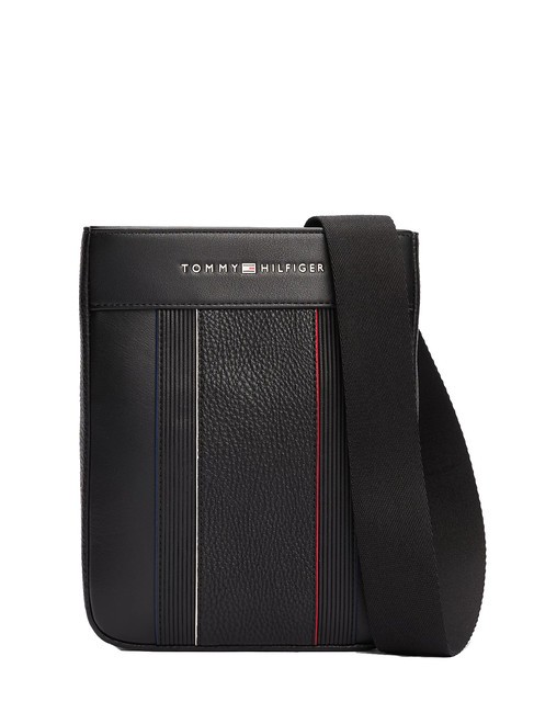 TOMMY HILFIGER TH FOUNDATION Sac plat le noir - Sacs en Bandoulières pour Homme