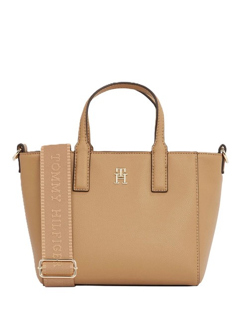 TOMMY HILFIGER TH SOFT LOGO Sac à main, avec bandoulière toile safari - Sacs pour Femme