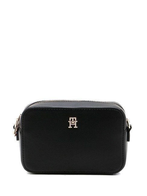 TOMMY HILFIGER TH SOFT LOGO Mini sac à bandoulière le noir - Sacs pour Femme