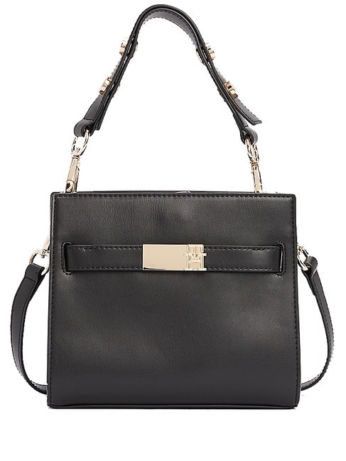 TOMMY HILFIGER TH HERITAGE Mini sac à bandoulière, avec bandoulière le noir - Sacs pour Femme