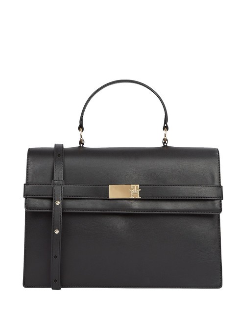 TOMMY HILFIGER TH HERITAGE Sac à main, avec bandoulière le noir - Sacs pour Femme