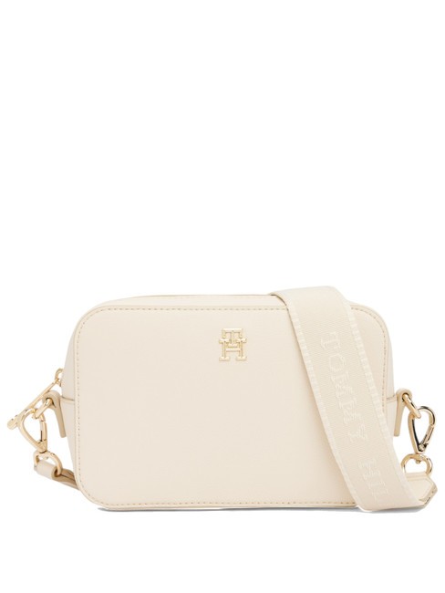 TOMMY HILFIGER TH SOFT LOGO Mini sac à bandoulière canne à sucre - Sacs pour Femme