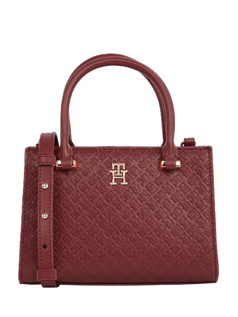 TOMMY HILFIGER TH ETERNITY Mini sac à main, avec bandoulière truffe à la framboise - Sacs pour Femme