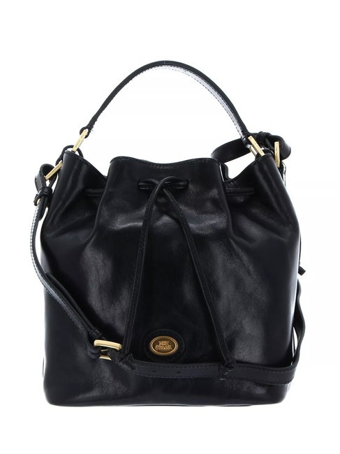 THE BRIDGE STORY DONNA Sac seau en cuir black Gold - Sacs pour Femme