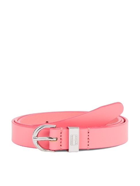 TOMMY HILFIGER TOMMY JEANS Heritage Oval Ceinture en cuir rose bon goût - Ceintures