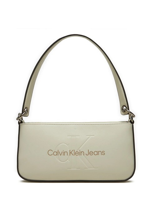 CALVIN KLEIN CK JEANS SCULPTED POUCH Sac d'épaule Tofu - Sacs pour Femme