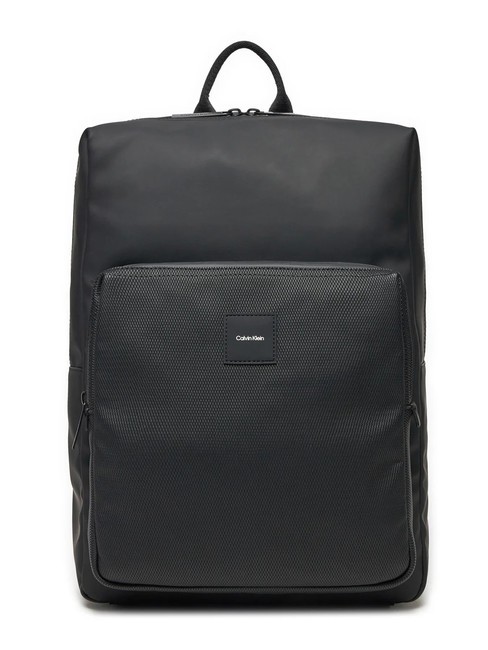 CALVIN KLEIN CK ESSENTIAL RUBBER Sac à dos pour ordinateur portable 15,6" noir caoutchouté - Sacs à dos pour ordinateur portable