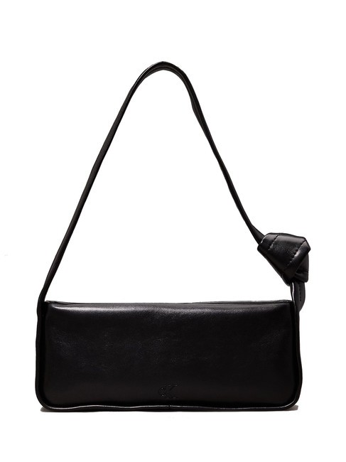 CALVIN KLEIN KNOTTED Sac à bandoulière pvh noir - Portefeuilles Femme