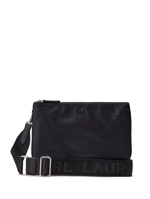 RALPH LAUREN LANDYN Sac bandoulière plat en nylon noir/noir3 - Sacs pour Femme