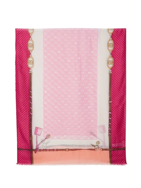 LIUJO S VALENTINO Foulard baie rose - Écharpes