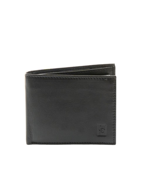 ROCCOBAROCCO PLAIN Portefeuille en cuir 8cc noir - Portefeuilles Homme