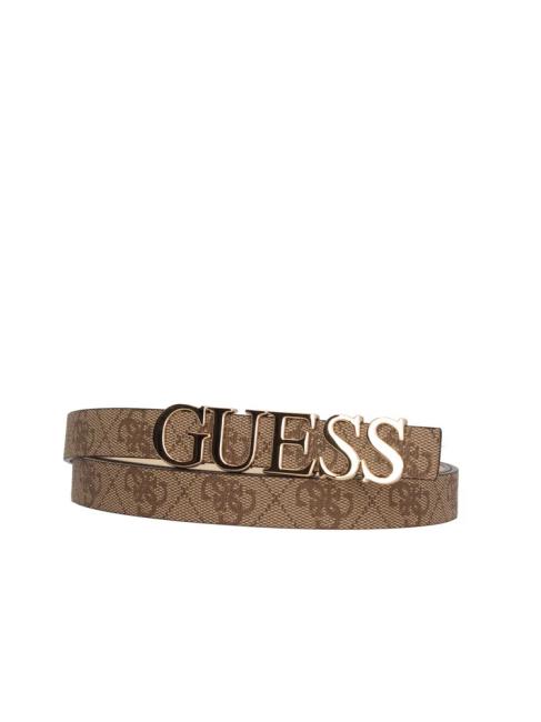 GUESS ZAMIRA Ceinture avec logo en métal LOGO DE LAIT - Ceintures