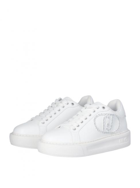 LIUJO KYLIE 32 Baskets avec logo bijou blanche - Chaussures Femme