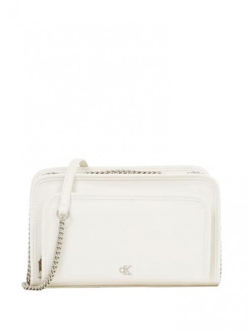 CALVIN KLEIN UTILITY Petit sac bandoulière en métal Tofu - Sacs pour Femme