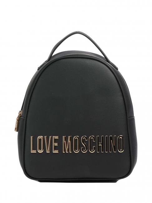 LOVE MOSCHINO LETTERING Sac à dos Noir - Sacs pour Femme