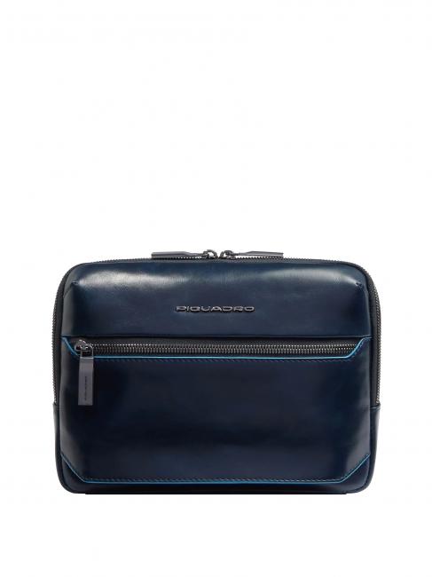 PIQUADRO BLUE SQUARE  Sac iPad avec poche airpod bleu - Sacs en Bandoulières pour Homme