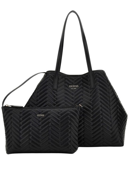 GUESS VIKKY II Sac transformable, avec pochette NOIR - Sacs pour Femme