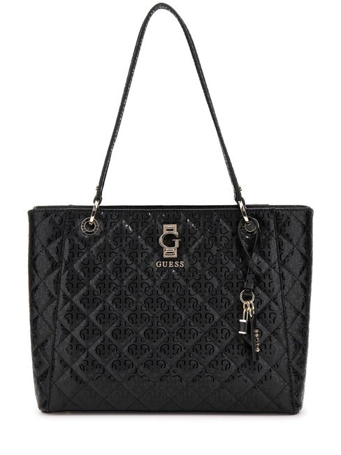 GUESS BESSEY NOEL  Cabas épaule NOIR - Sacs pour Femme