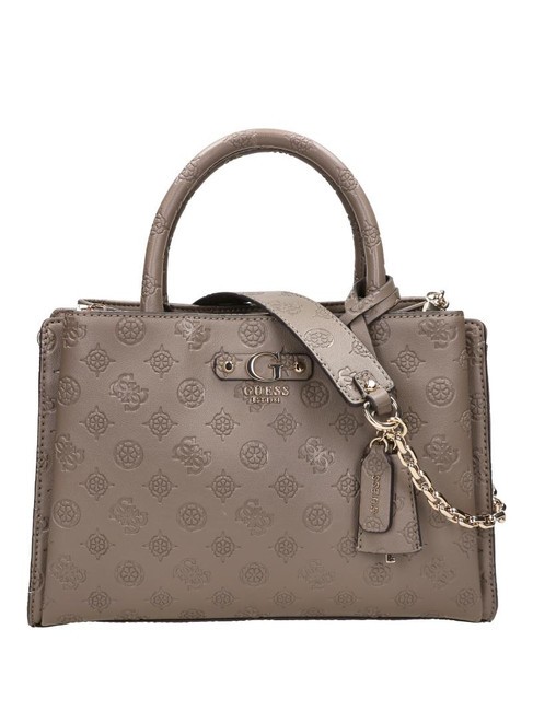 GUESS GERTY Sac à main avec bandoulière taupe foncé - Sacs pour Femme