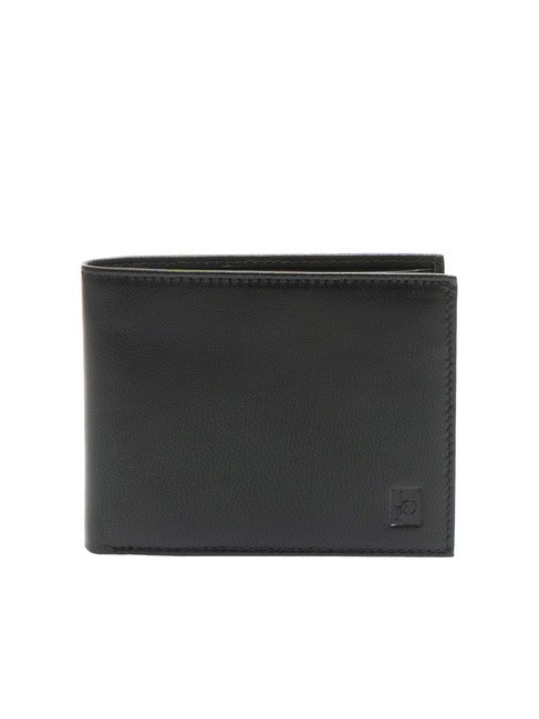 ROCCOBAROCCO PLAIN Portefeuille en cuir 8cc noir - Portefeuilles Homme