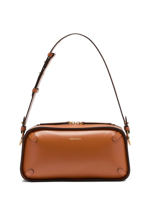 COCCINELLE MALETA CALF Sac bandoulière en cuir lisse CUIR - Sacs pour Femme