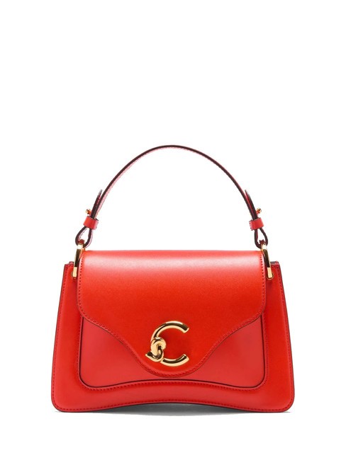 COCCINELLE C-ME CALF COCKER Petit sac en cuir avec bandoulière gazpacho - Sacs pour Femme