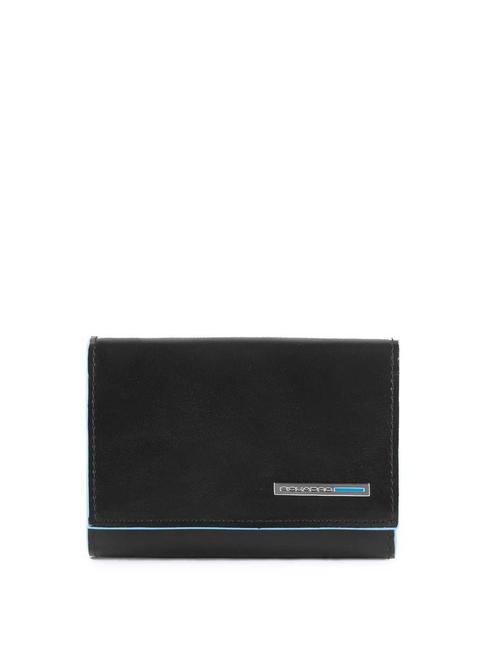 PIQUADRO PIQUADRO Portefeuille compact en cuir Noir - Portefeuilles Homme