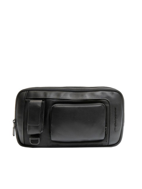 PIQUADRO W131 Pochette en cuir Noir - Sacs banane