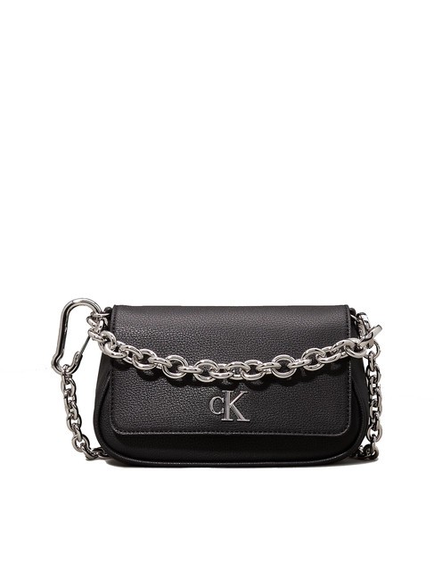 CALVIN KLEIN MINIMAL MONOGRAM Mini sac à bandoulière pvh noir - Sacs pour Femme