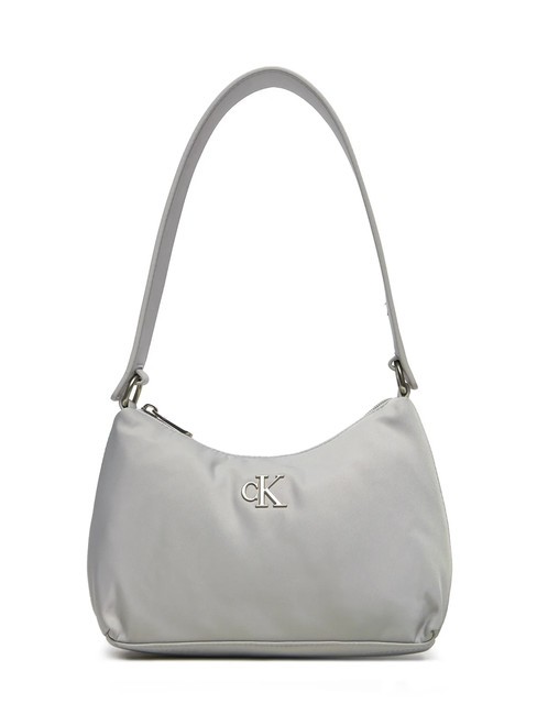 CALVIN KLEIN SLEEK NYLON Sac à bandoulière gris mirage - Sacs pour Femme