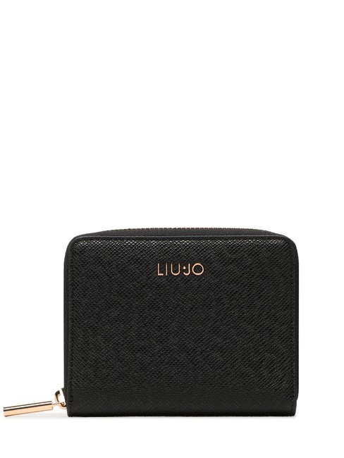 LIUJO MANHATTAN Portefeuille zippé NOIR - Portefeuilles Femme