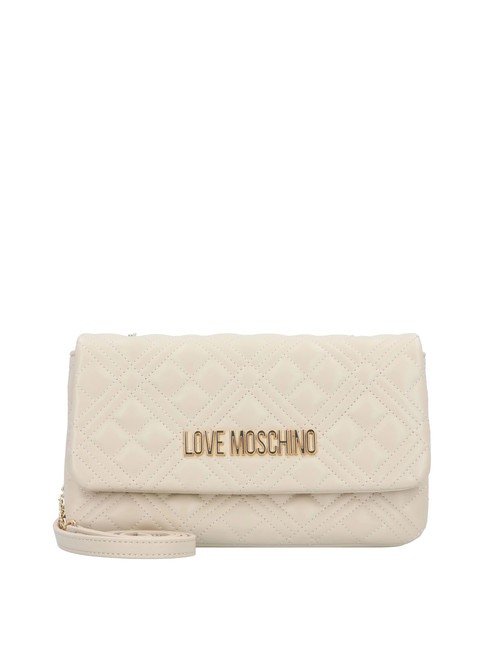 LOVE MOSCHINO QUILTED Petit sac bandoulière Ivoire - Sacs pour Femme