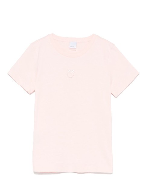 PINKO BUSSOLOTTO T-shirt avec logo brun rose pâle - T-shirt