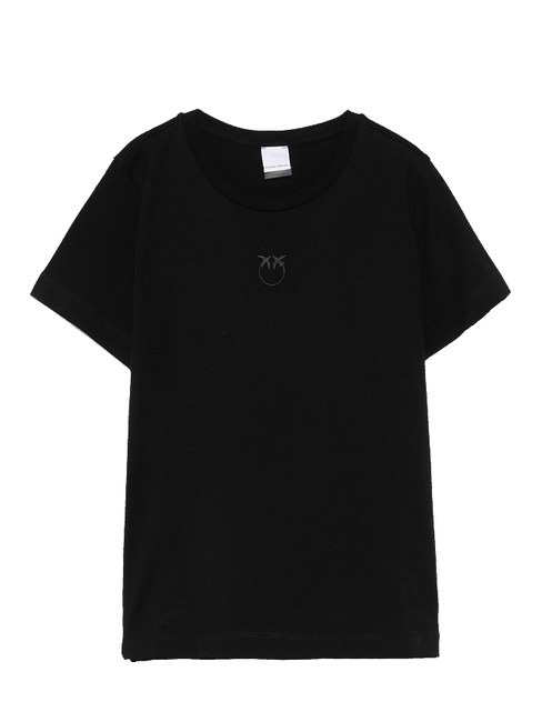 PINKO BUSSOLOTTO T-shirt avec logo limousine noire - T-shirt